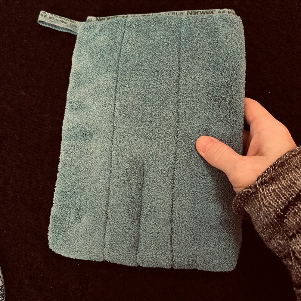 Bathroom Scrub Mitt - Teal -  Norwex (Inventory Sale)
